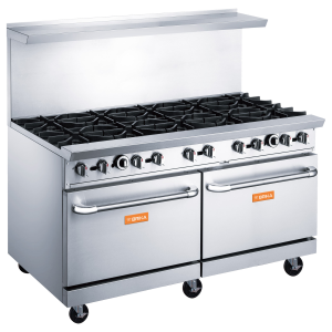 Cuisinière à gaz de Brika équipement de cuisine commerciale abordable et de haute qualité.