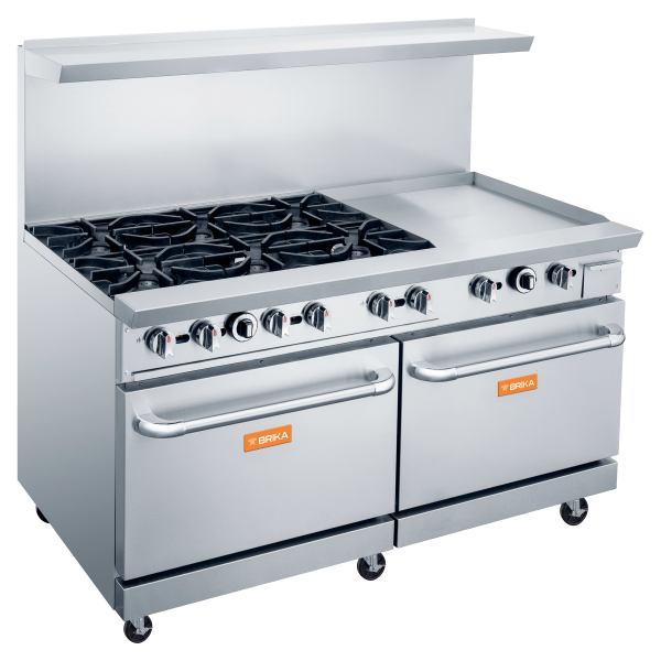 Brika Commercial Cooking Equipment Gas Range